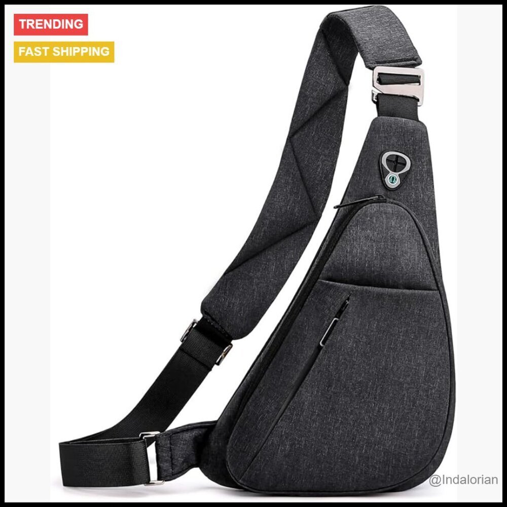 Lightweight Crossbody Sling Bag Anti-Theft Sport Travel Daypack Casual